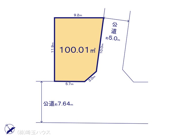 ��ʌ�����s���s�� �̓y�n�̊Ԏ��}