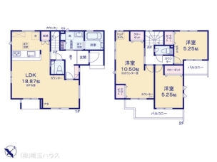 越谷市大里サンリオコート